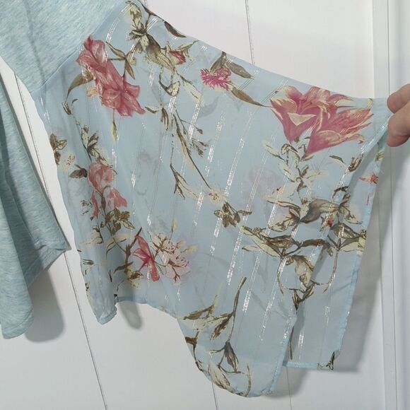 Hippie Love Women's Floral Long Sleeve Top Size M - Picture 2 of 9